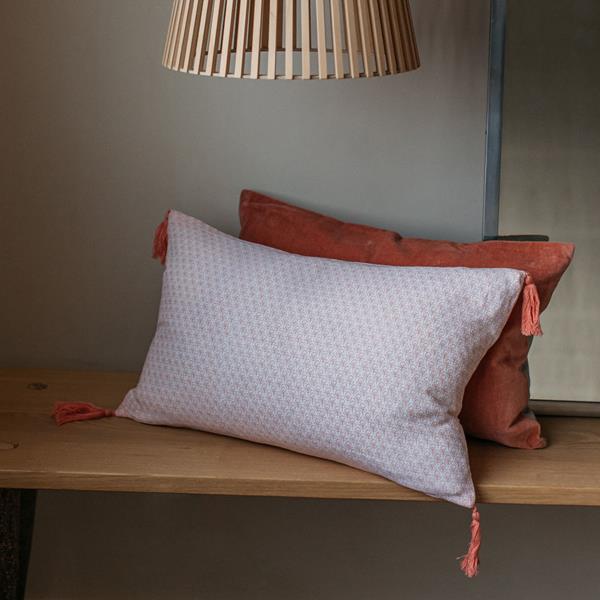 Misi Velvet Cushion Washed Coral