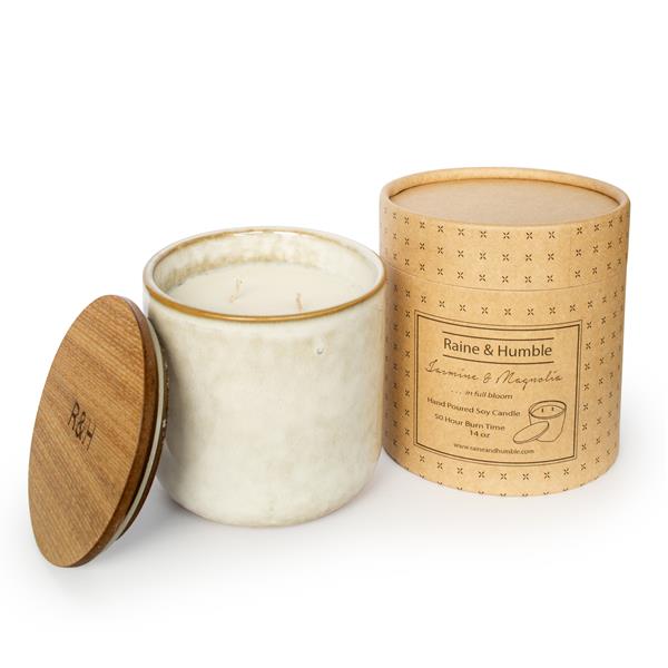 Scented Soy Candle - Jasmine & Magnolia