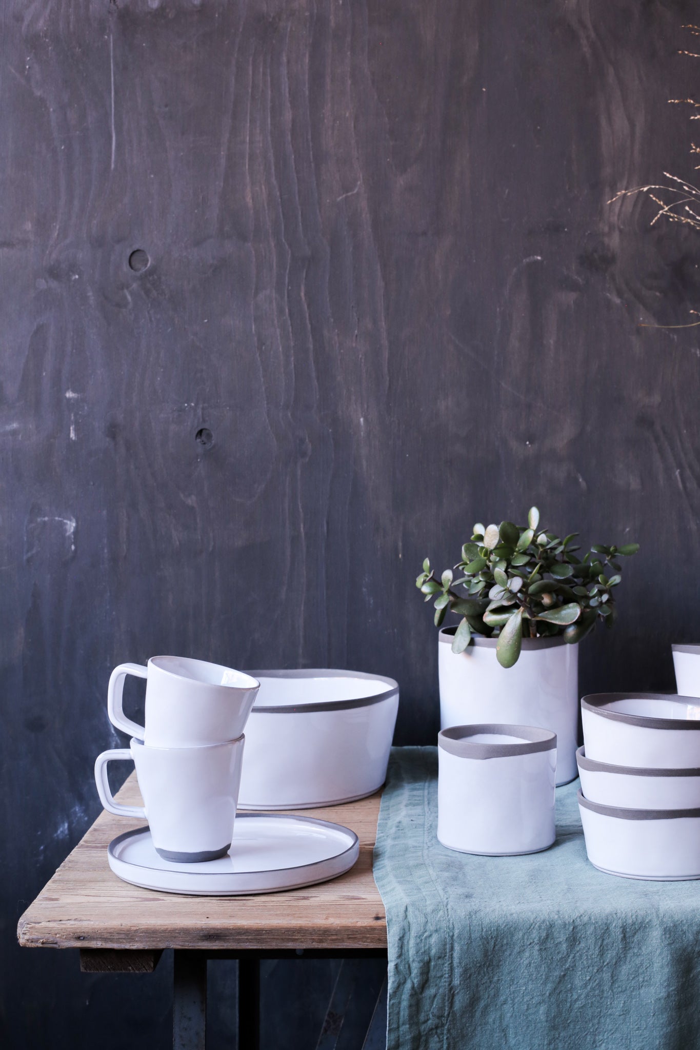 Loka Recycled Clay Tea Mug Pair