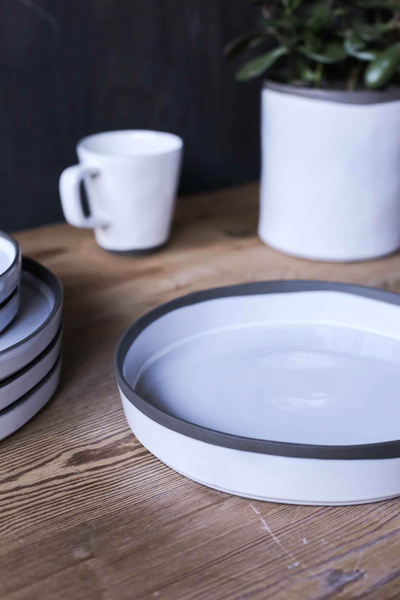 Loka Recycled Clay Pasta Bowl