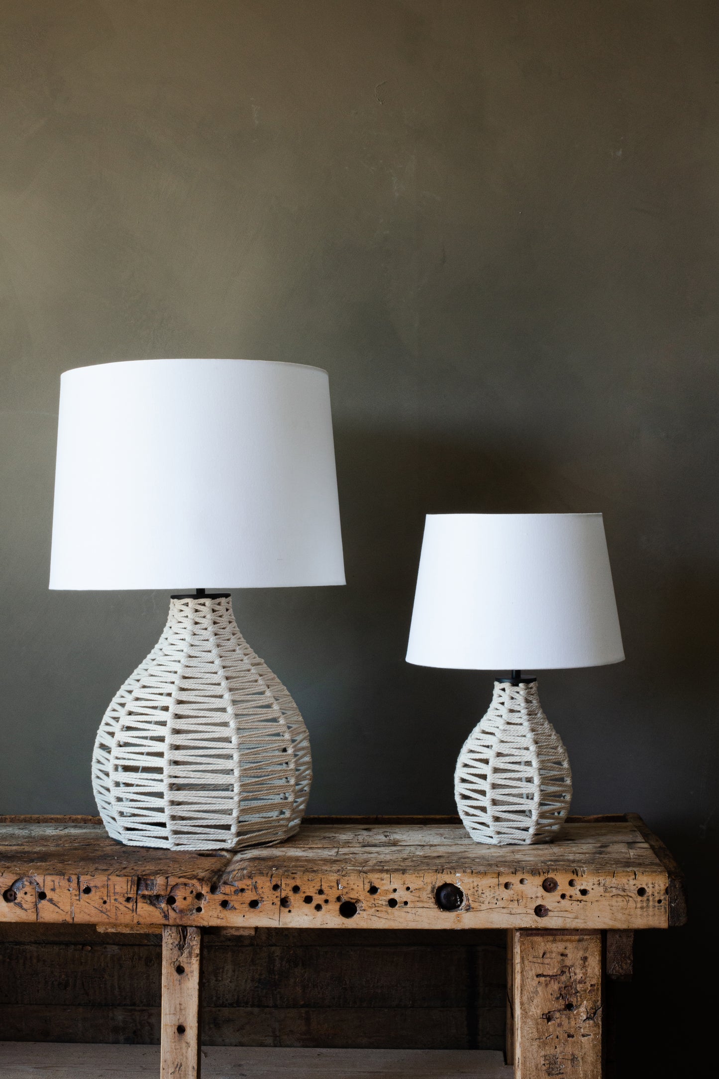 Ori Natural Rope Lamp Base Small