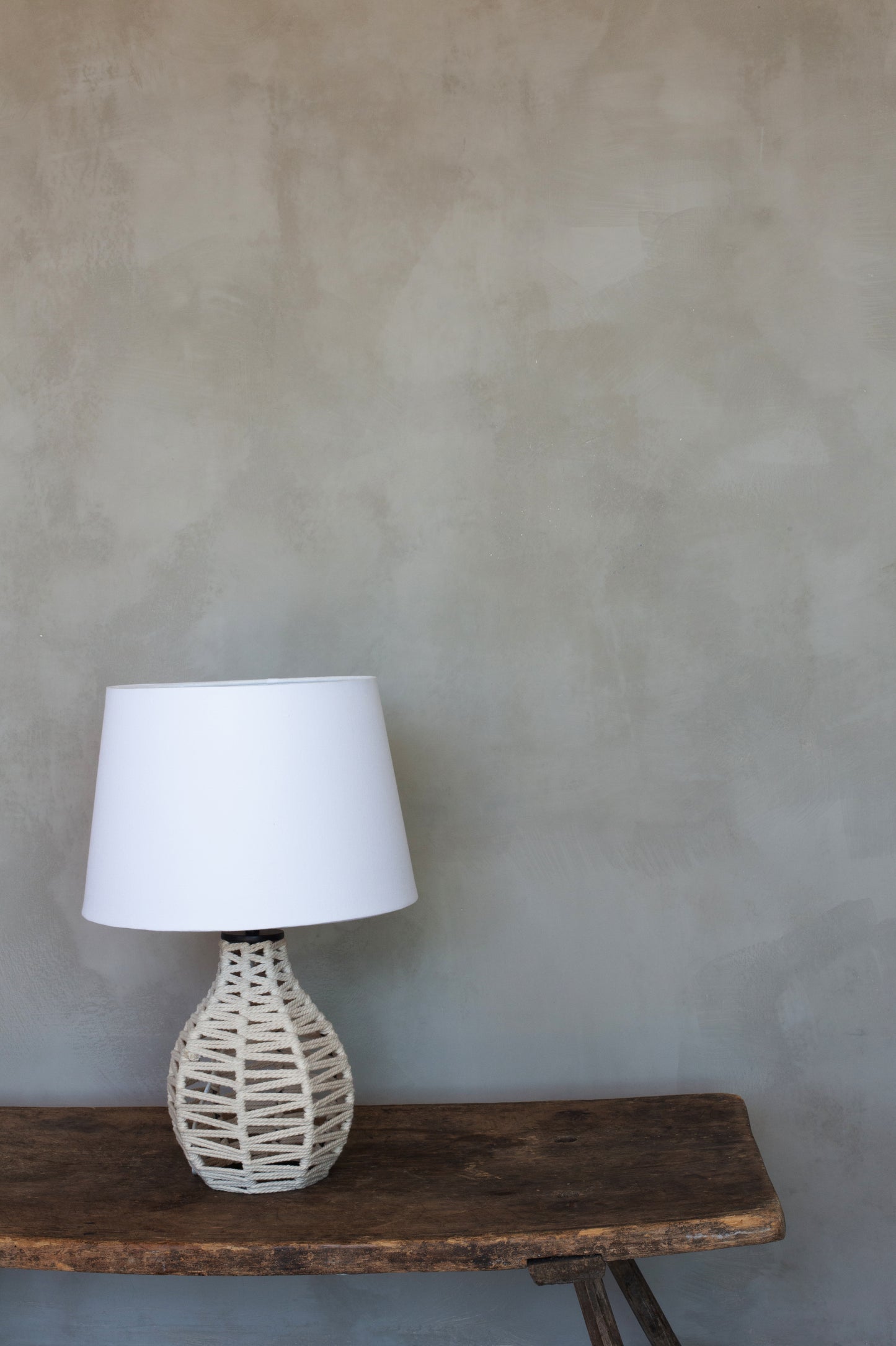 Ori Natural Rope Lamp Base Small