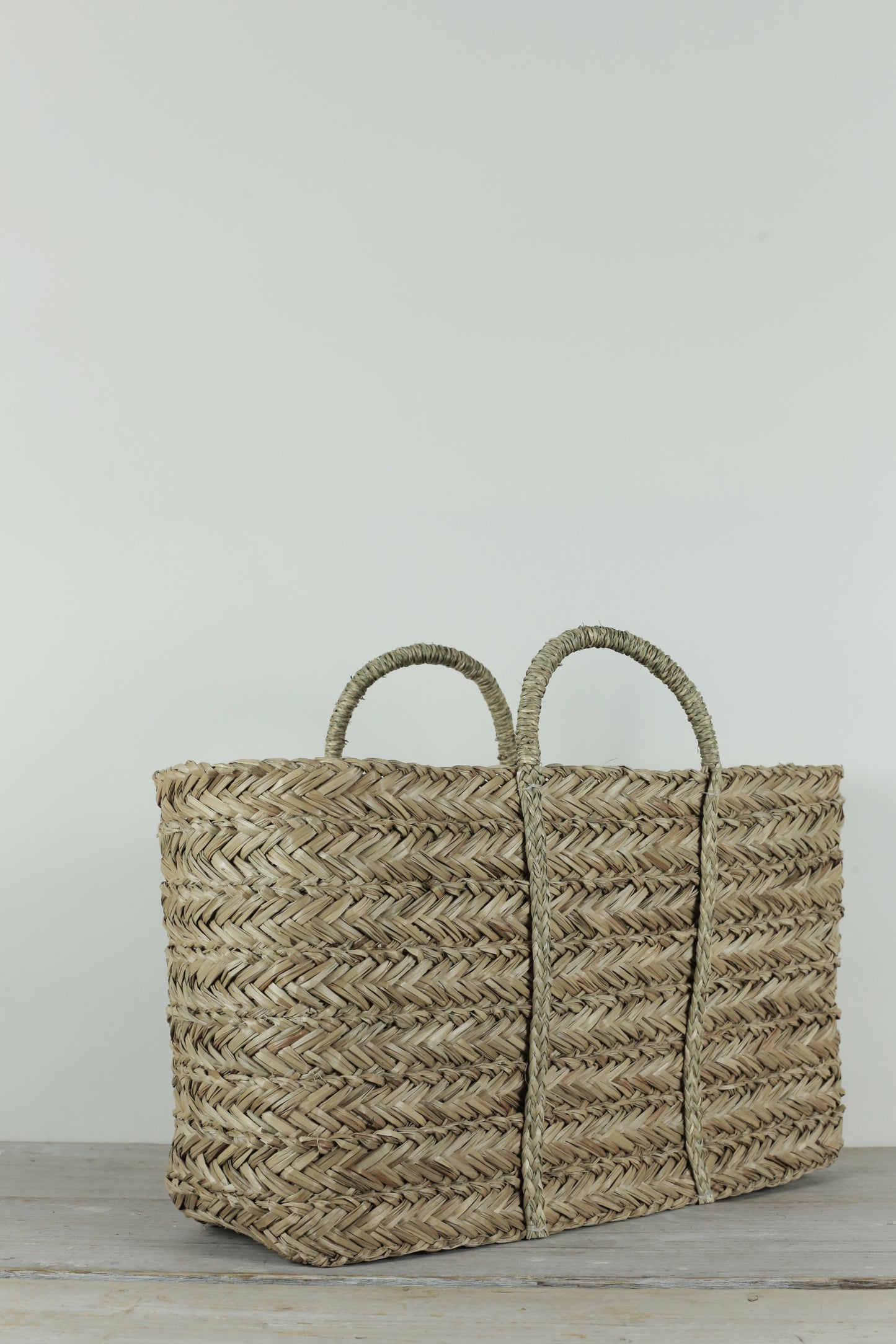 Plaited Seagrass Large Basket