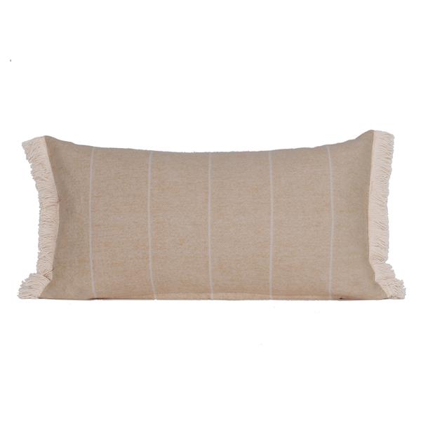 Brushed Wild Stripe Breakfast Cushion Honey