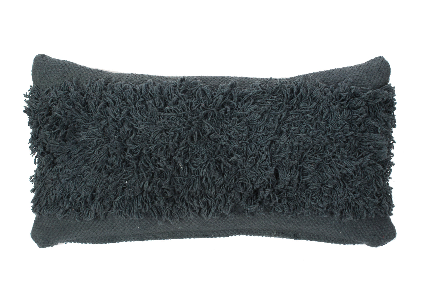Shag Cushion Dark Slate