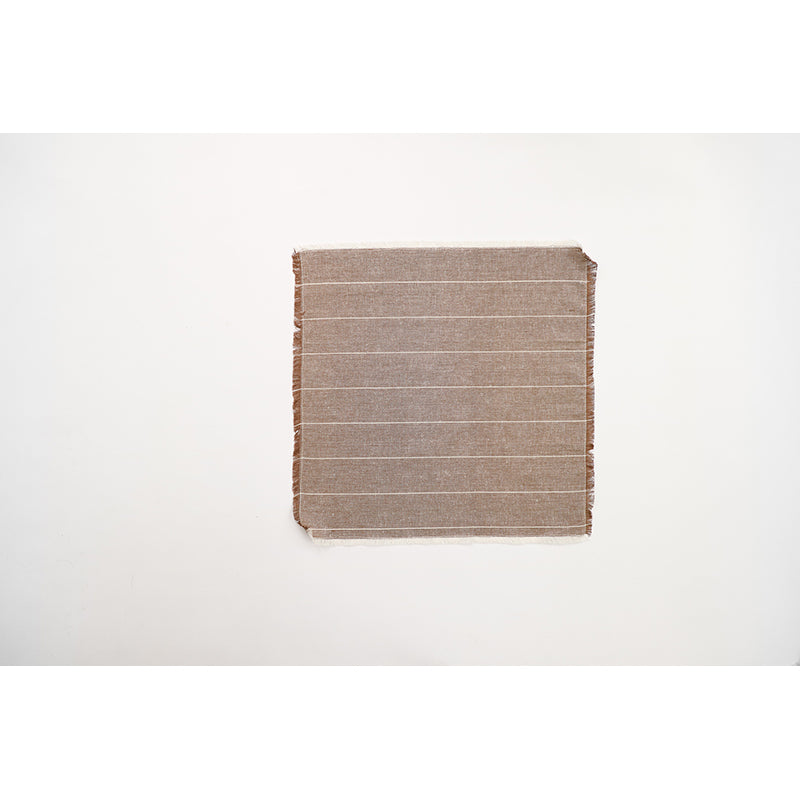 Wild Stripe Napkin Set of 4 Stone