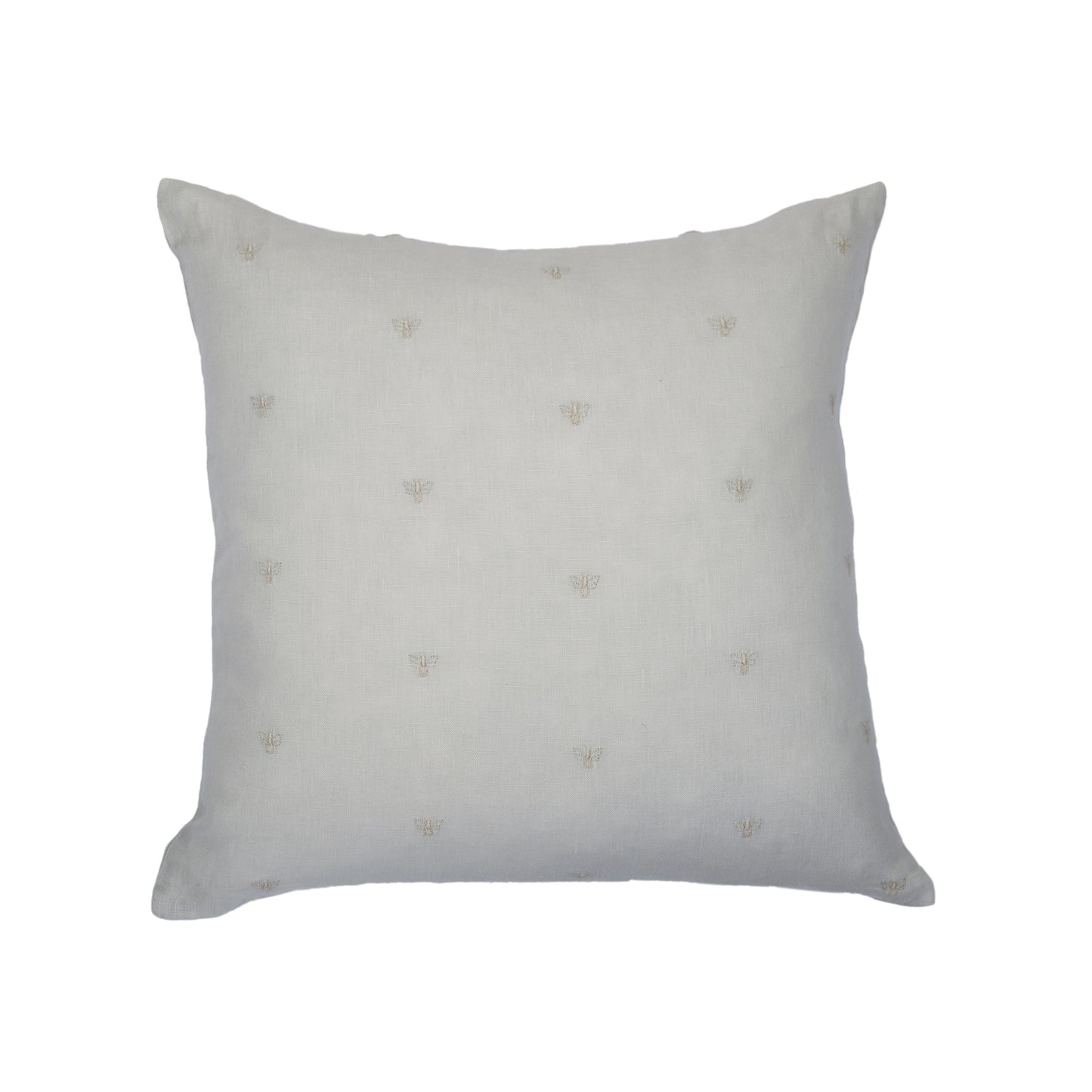 Mason Bee Linen Cushion Sky Grey