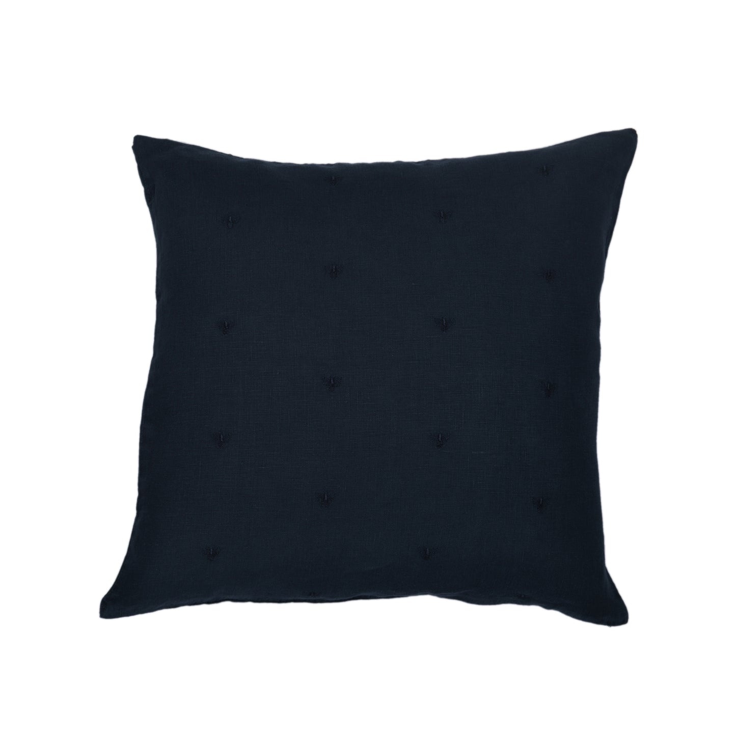 Mason Bee Linen Cushion Navy