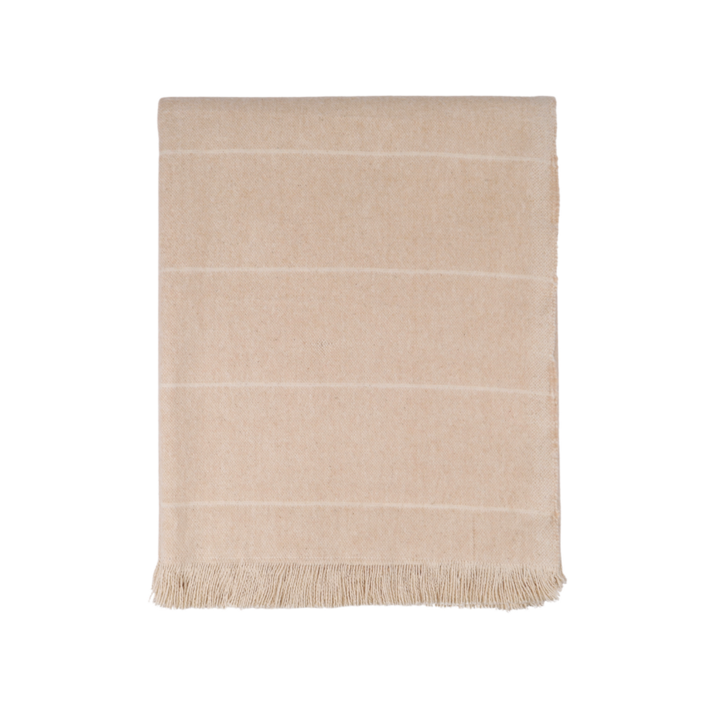Brushed Wild Stripe Throw Clay