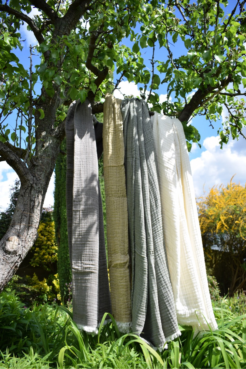Soft Cotton Throw Earth