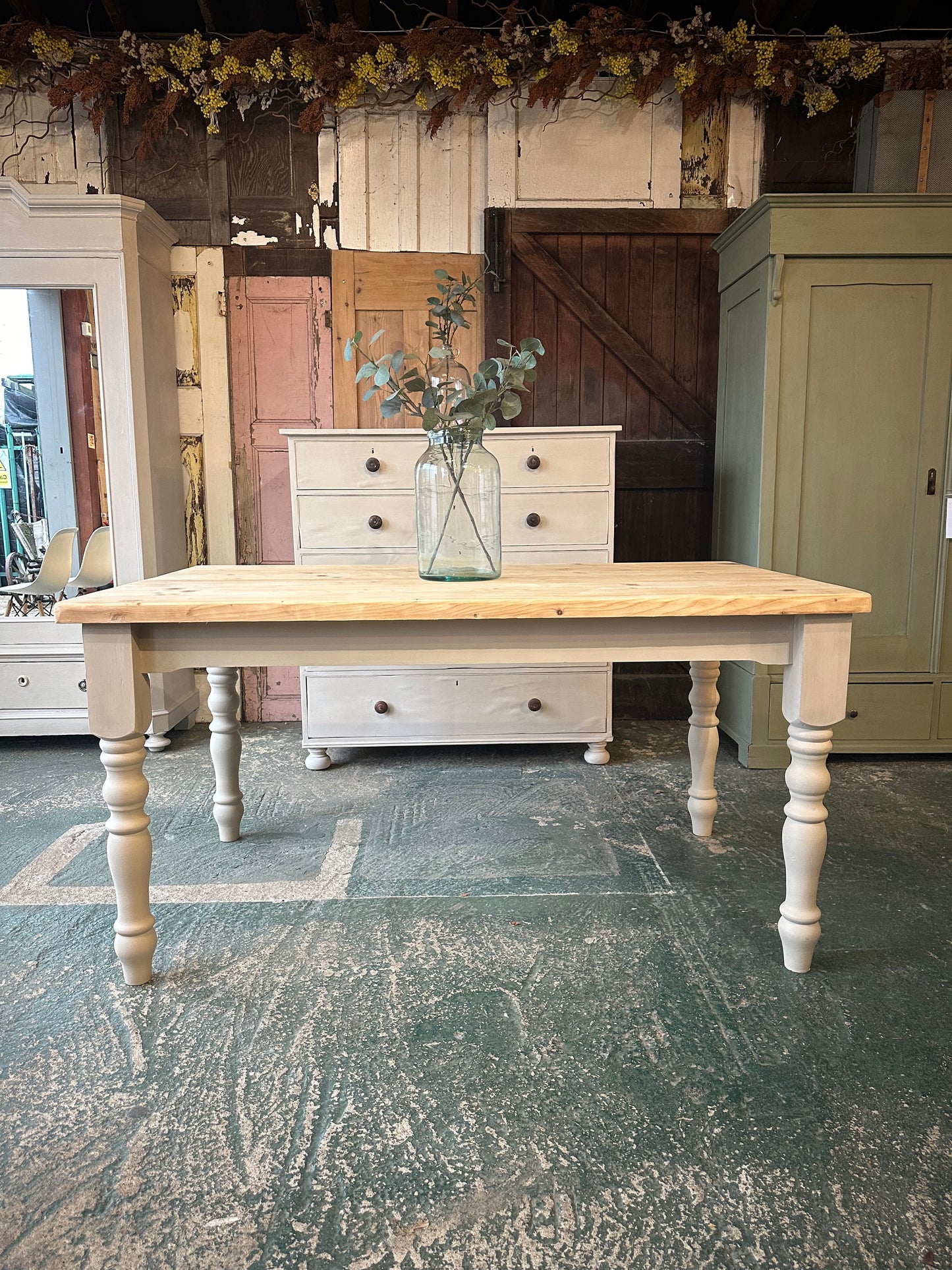 Farmhouse table 6 seater