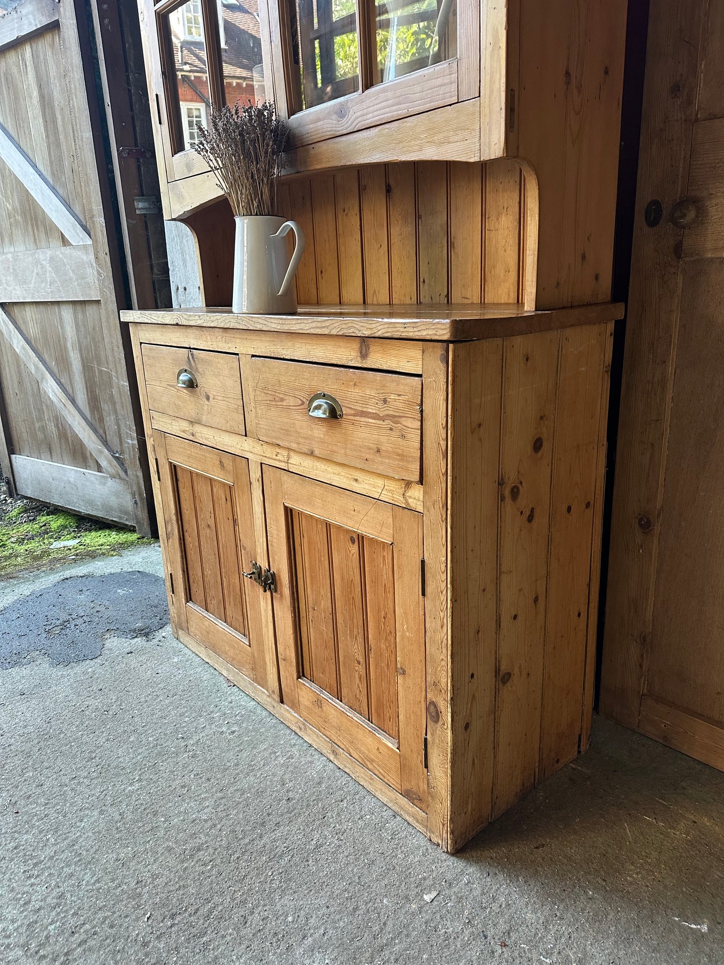 Vintage glazed dresser