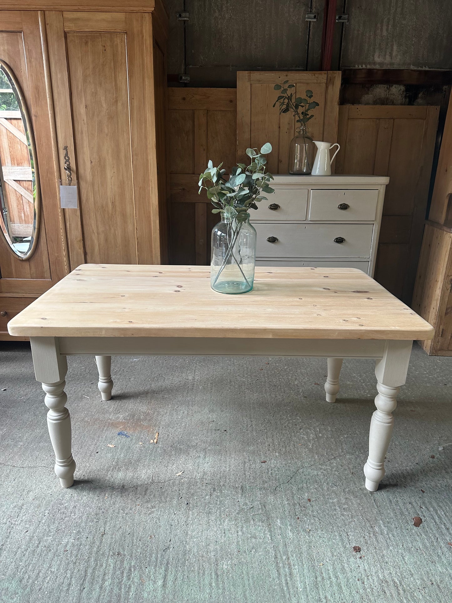 Farmhouse table 6 seater
