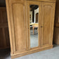 Vintage triple knock down wardrobe