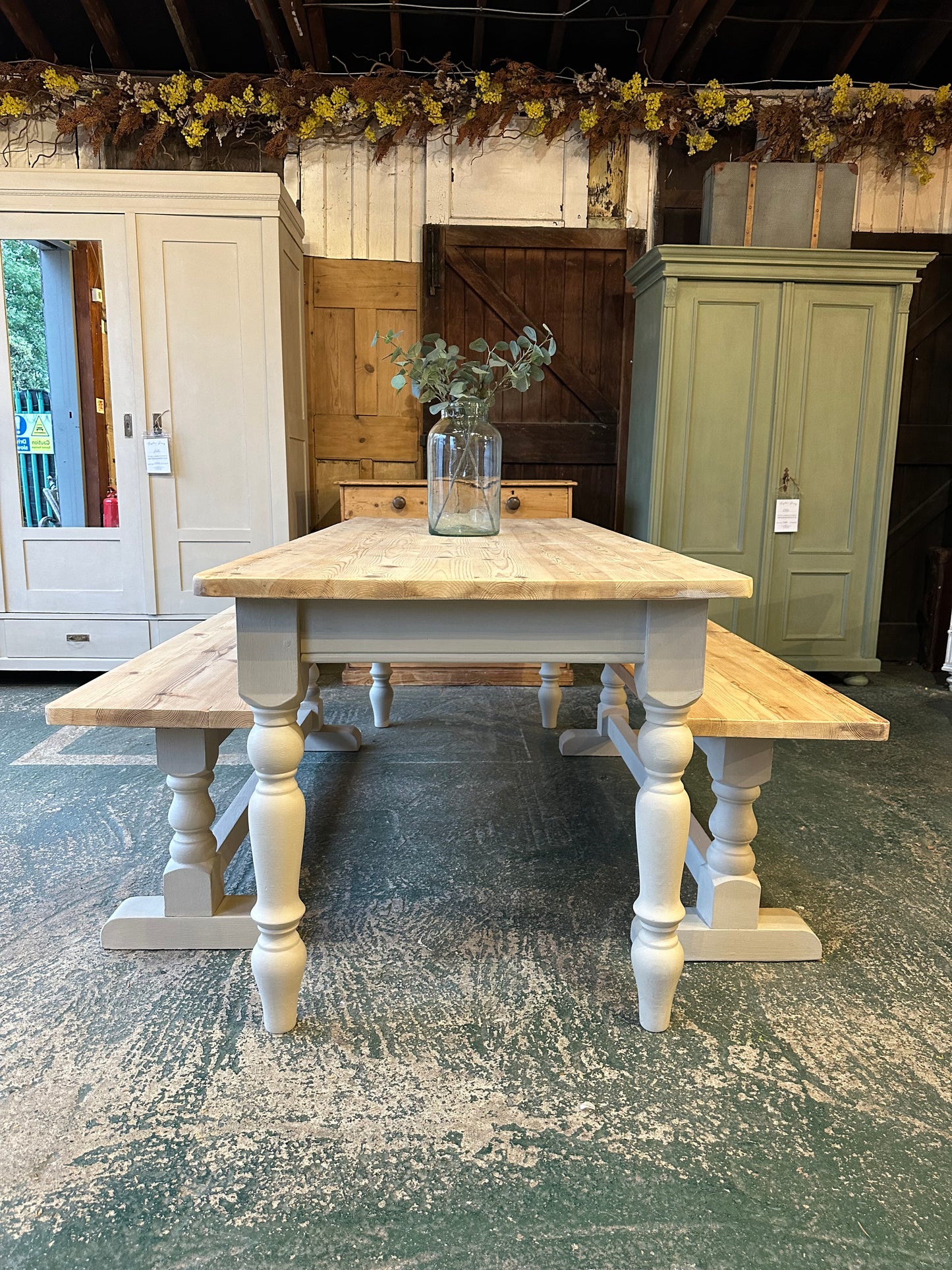 Rustic bench seat