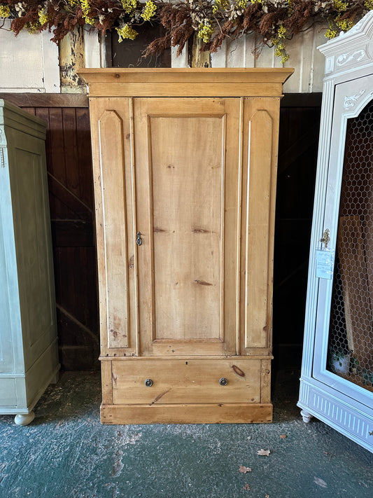 Rustic vintage wardrobe