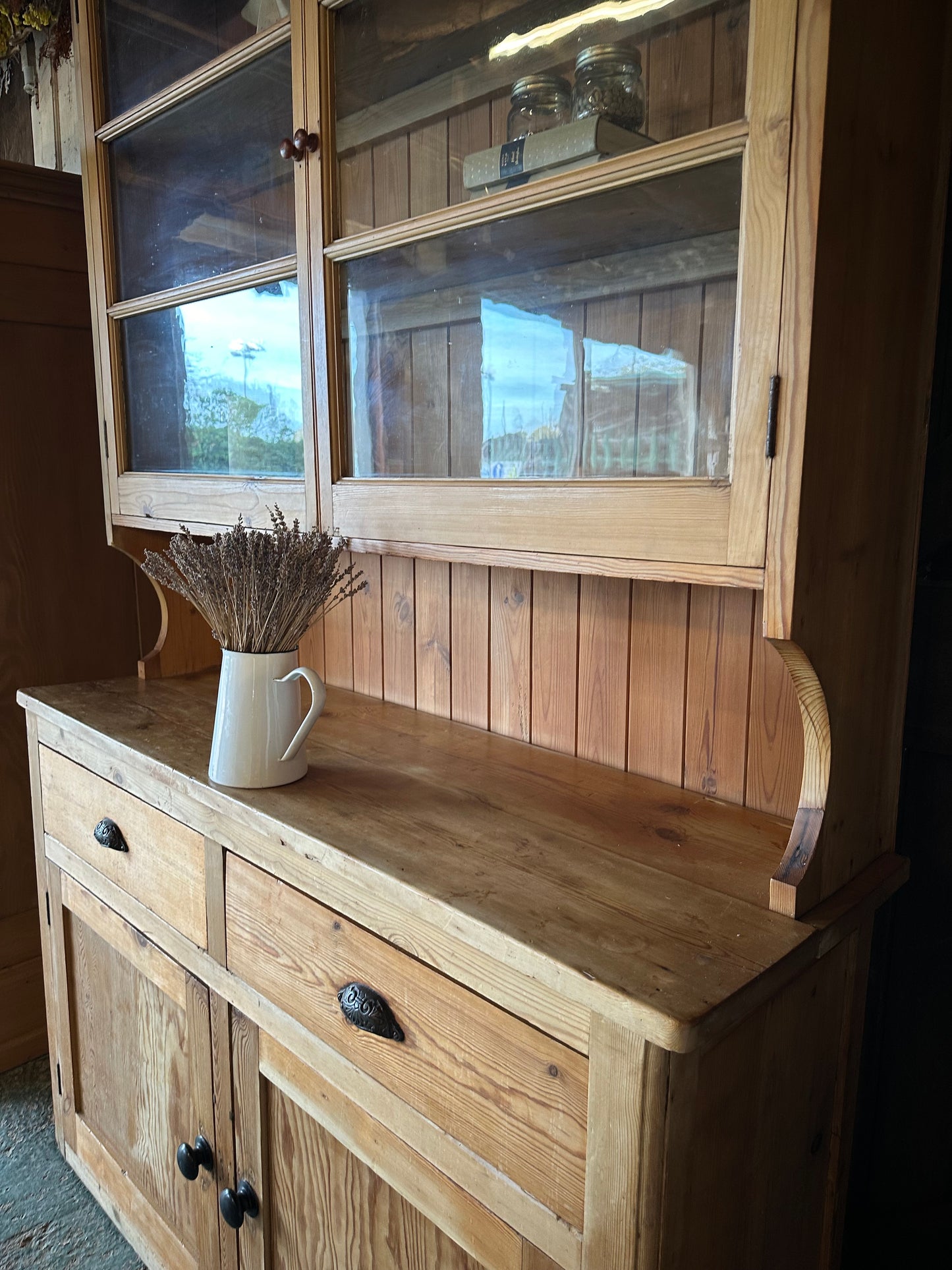 Rustic vintage dresser