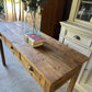 Rustic console table