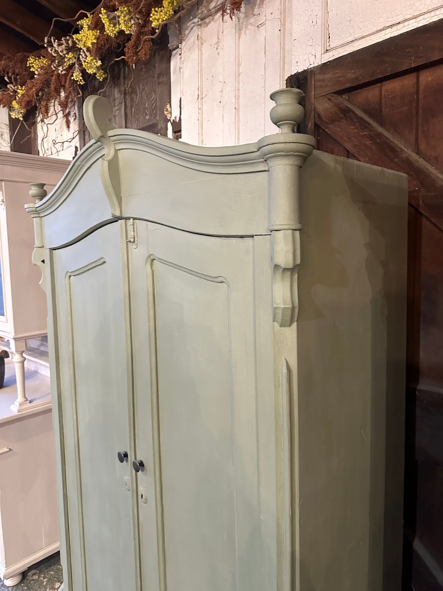 Rustic vintage wardrobe