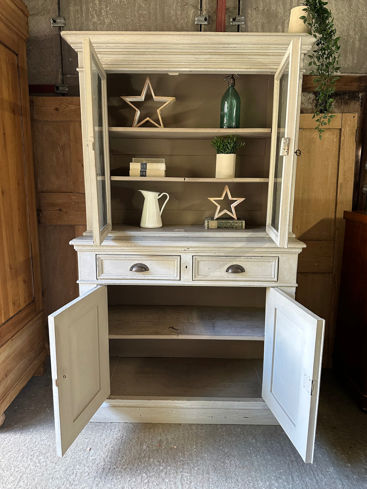 Vintage glazed dresser