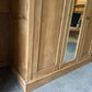 Vintage triple knock down wardrobe