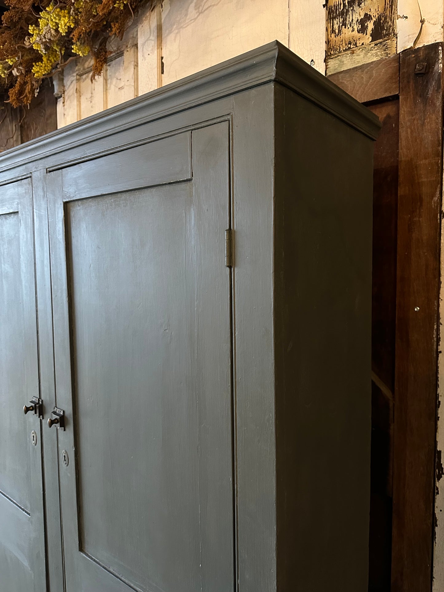 Rustic vintage linen press/ pantry / cupboard