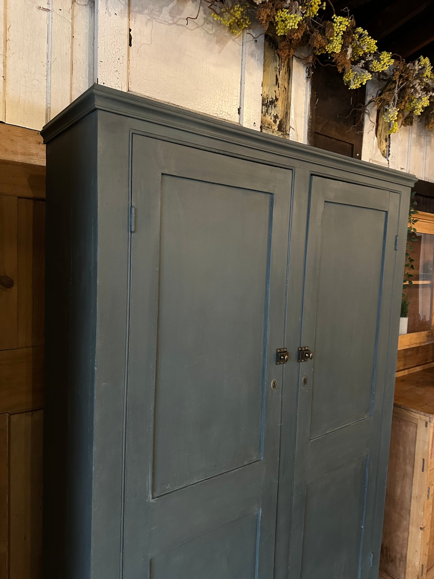 Rustic vintage linen press/ pantry / cupboard