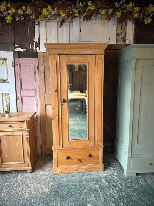 Rustic vintage wardrobe