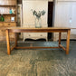 Vintage oak farmhouse refectory table 8 seater