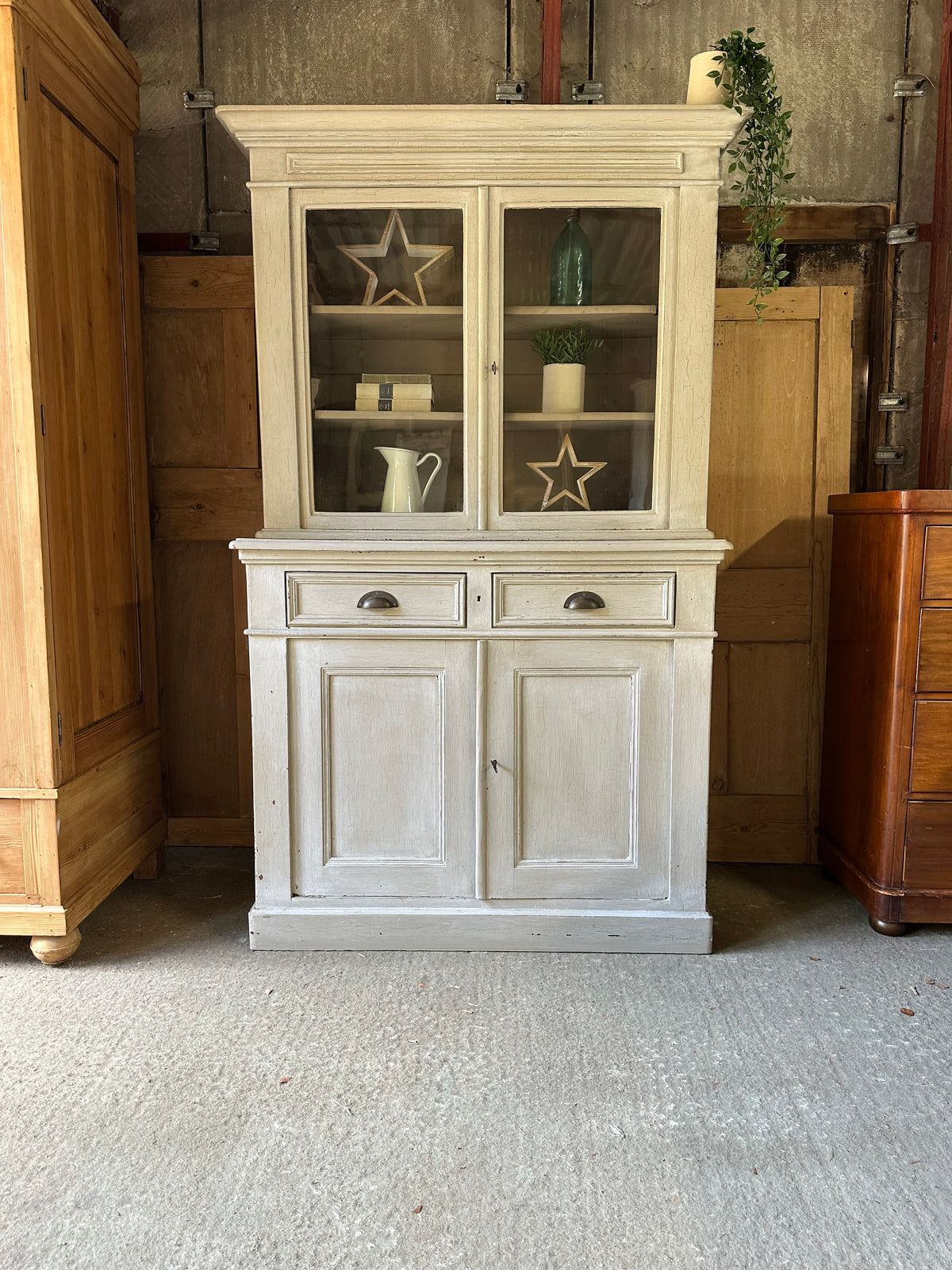 Vintage glazed dresser