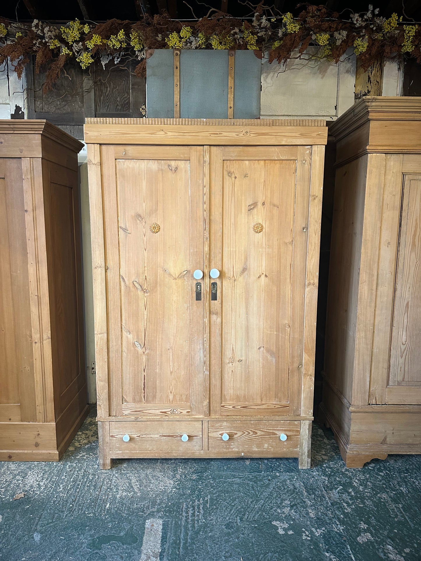 Rustic vintage knock down wardrobe