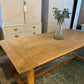 Vintage oak farmhouse refectory table 8 seater