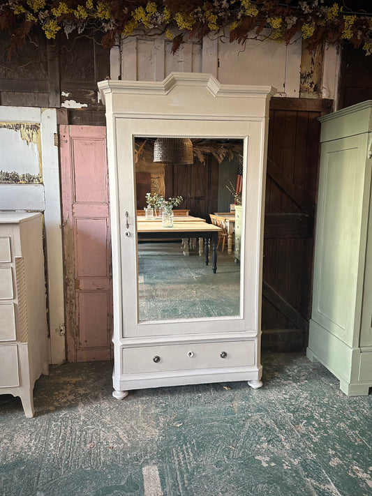 Rustic vintage wardrobe