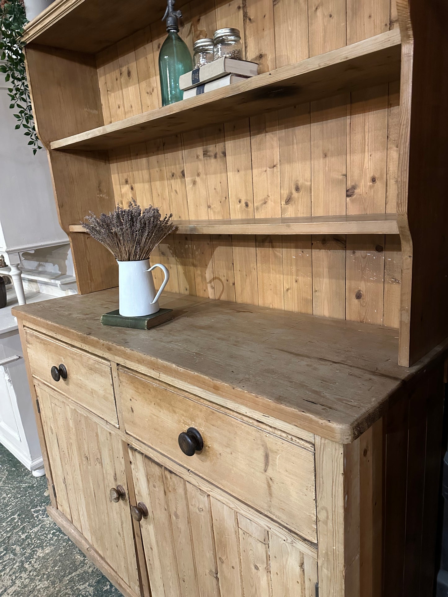 Rustic vintage dresser