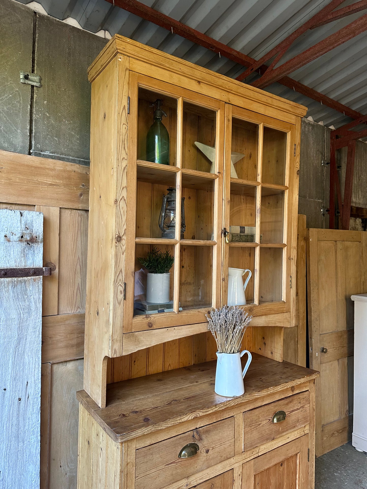 Vintage glazed dresser