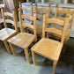 Wooden chairs (set of 6)
