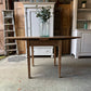 Vintage oak draw leaf table 2-4 seater