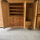 Vintage triple knock down wardrobe