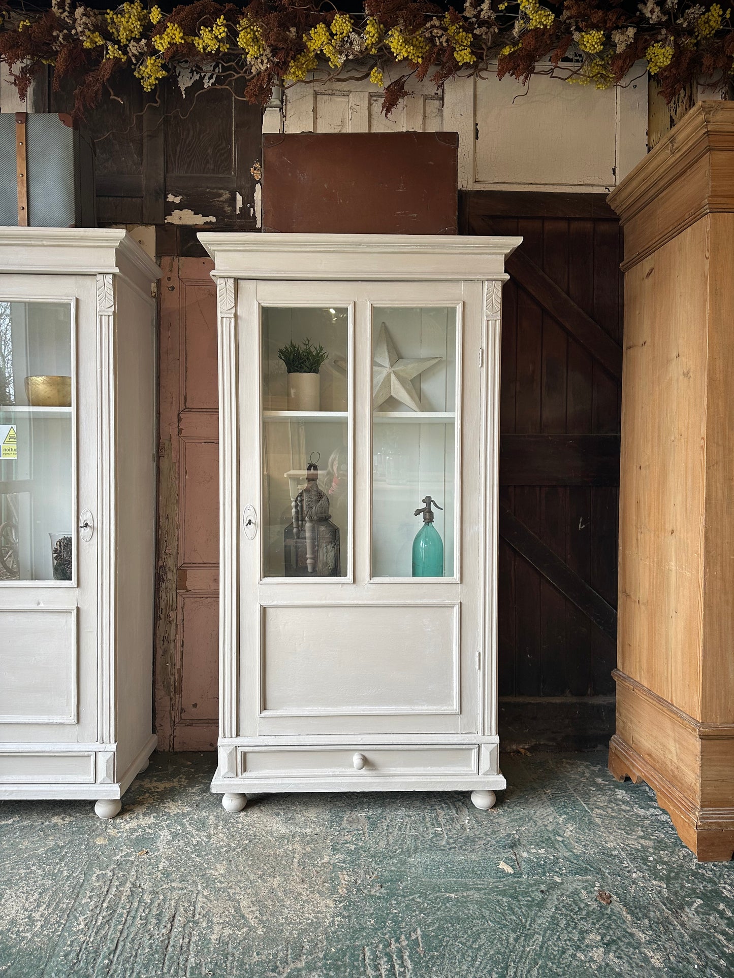 Vintage armoire / display cabinet