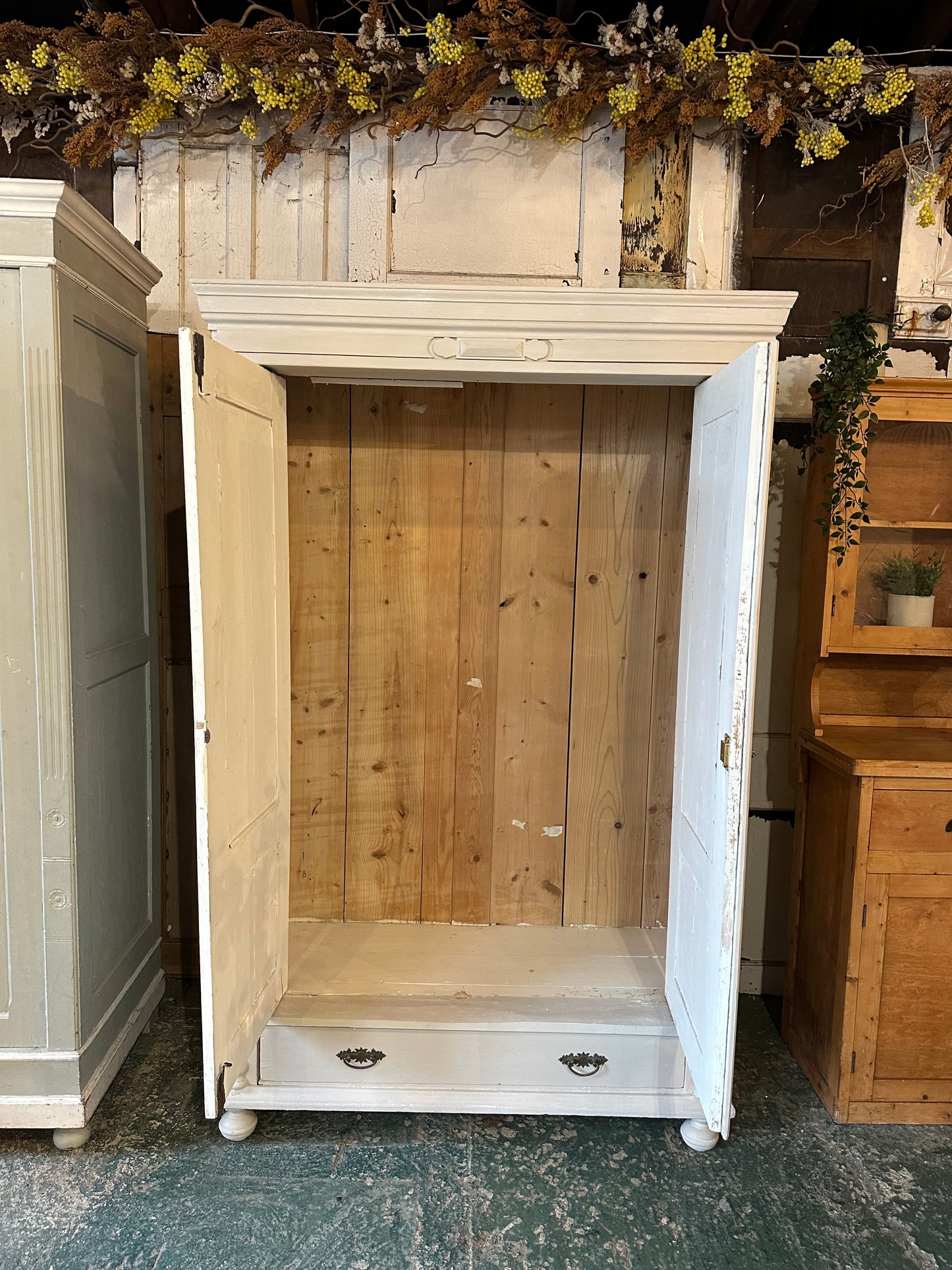 Rustic vintage wardrobe / armoire