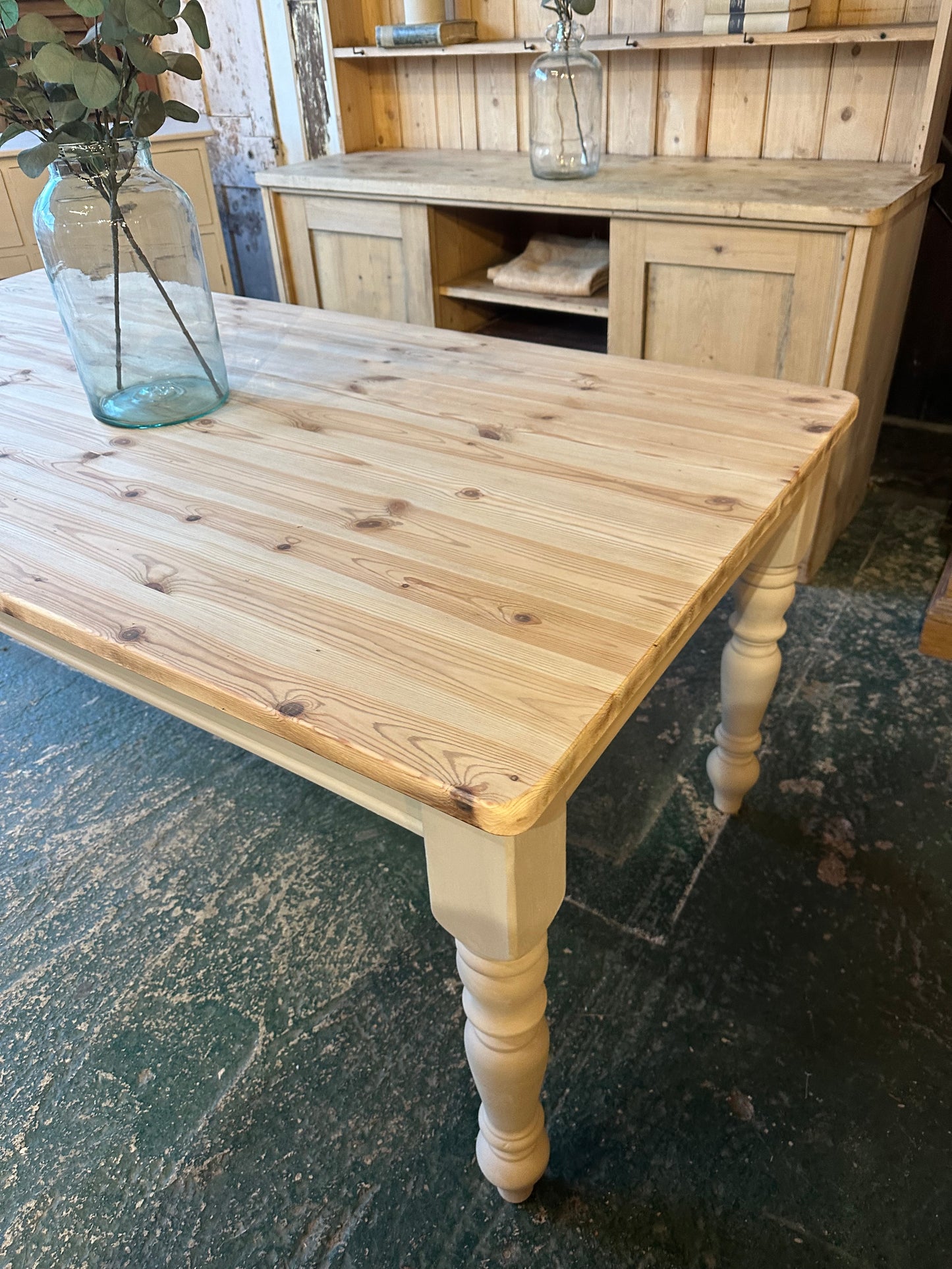 Rustic farmhouse table 8 seater