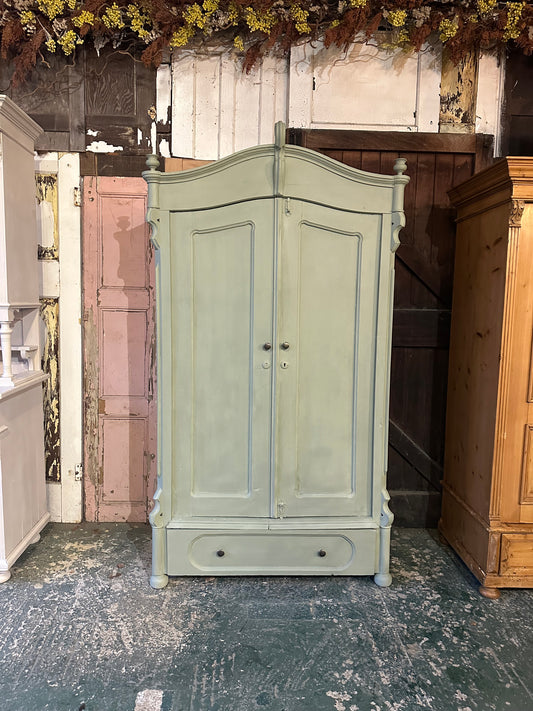 Rustic vintage wardrobe