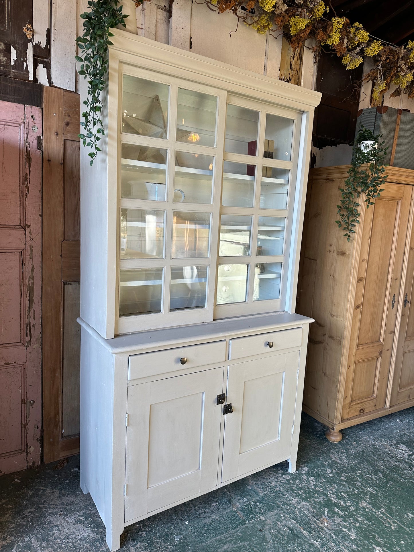 Rustic vintage dresser