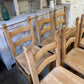 Wooden chairs (set of 6)