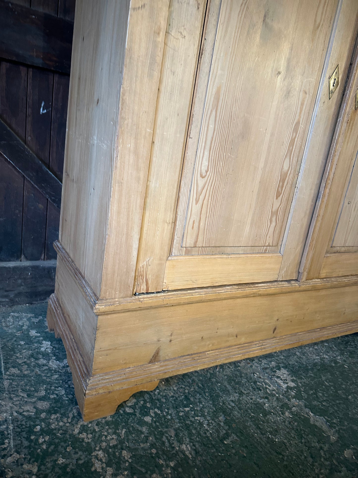 Rustic vintage knock down wardrobe