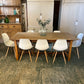 Vintage oak farmhouse refectory table 8 seater