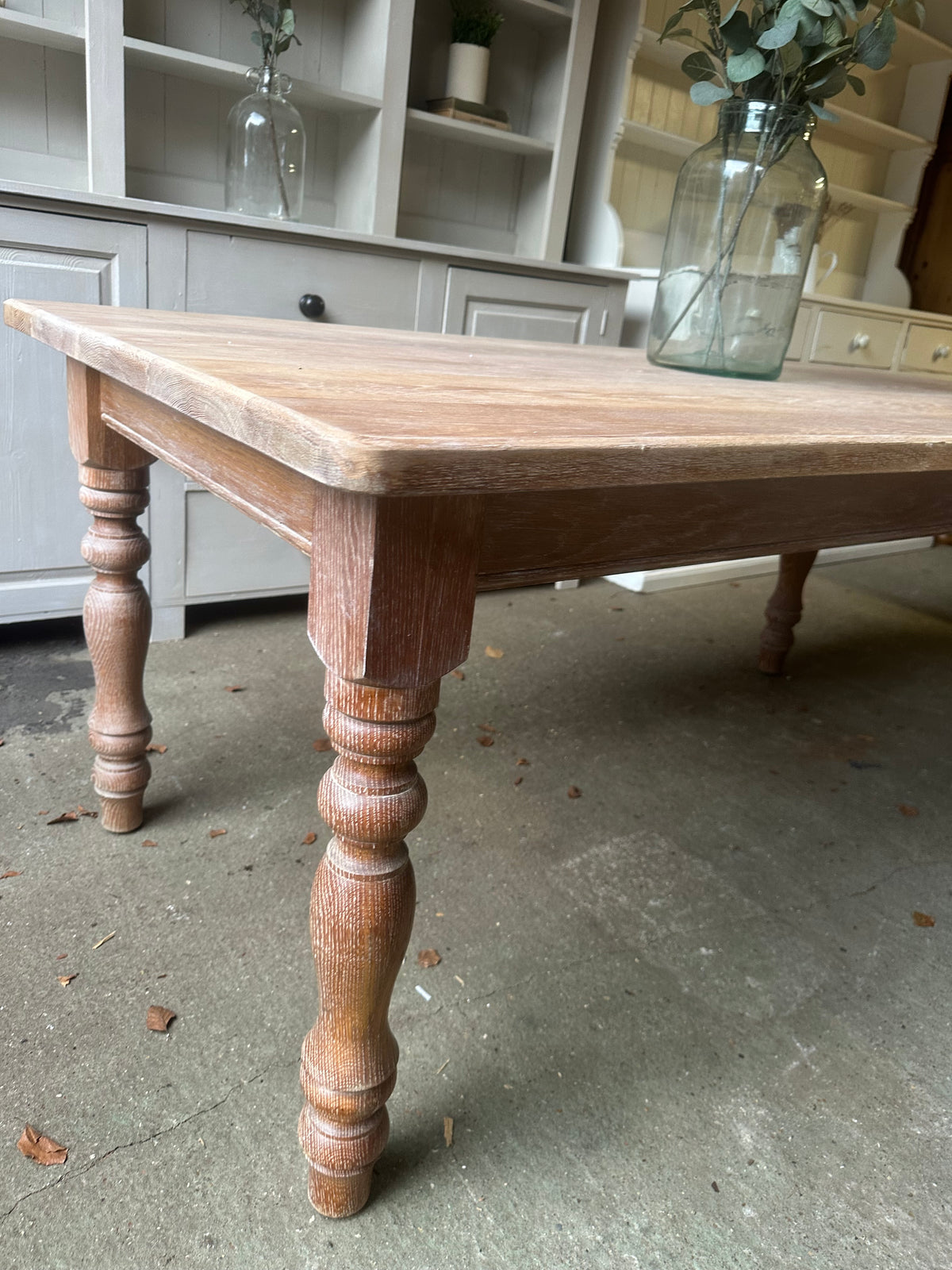 Farmhouse table 8 seater