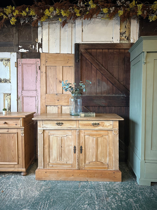Rustic vintage sideboard