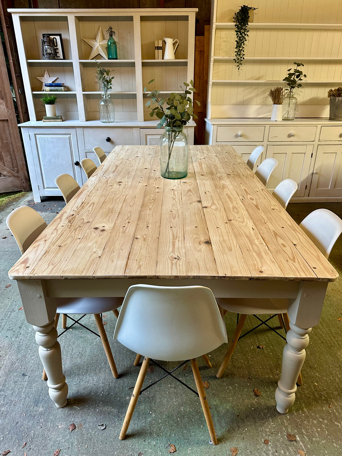 Farmhouse table 10-12 seater