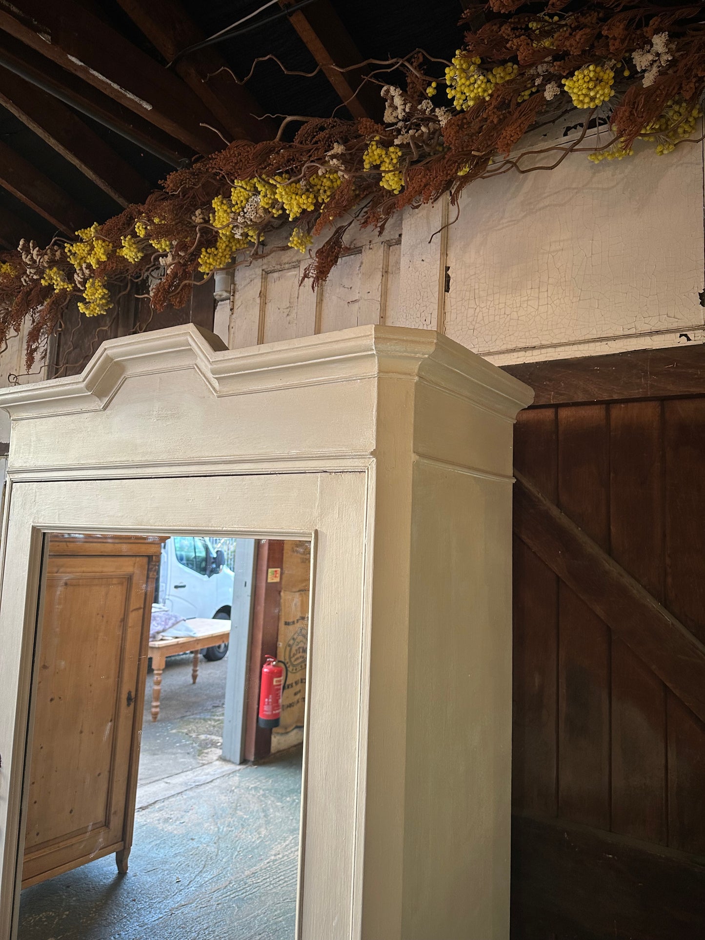 Rustic vintage wardrobe / armoire